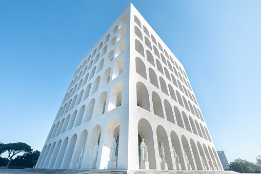 The Palace of Italian Civilization, also known as Palazzo della Civilt del Lavoro, is one of the symbols of EUR district and is considered the architectural icon of the Roman 20th century and exemplary model of the monumentality of the neighbourhood.