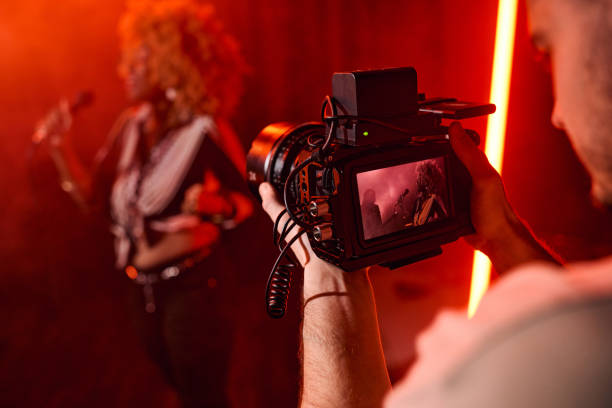 istock Videographer Filming Music Video 2008322784