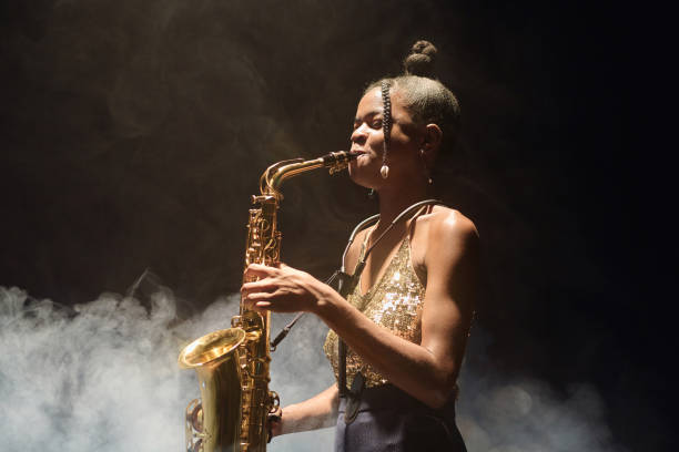 istock Woman performing jazz music 2008323377