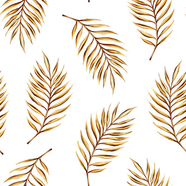 Watercolor seamless pattern with golden date palm branch illustration isolated on white background. Botanical and wedding and Ramadan Kareem or Eid Al Adha 2024 hand drawn decor. For designers, prints, postcards, wrapping paper, holiday, covers, Watercolor seamless pattern with golden date palm branch illustration isolated on white background. Botanical and wedding and Ramadan Kareem or Eid Al Adha 2024 hand drawn decor. For designers, prints, postcards, wrapping paper, holiday, covers, post fruit of islam stock illustrations