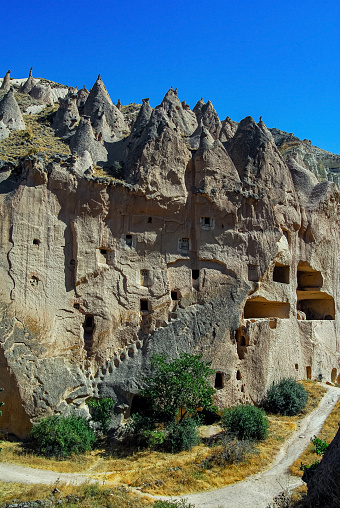 Cave houses in Zelve - Zelve Open Air Museum