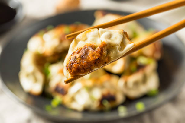 istock Asian Dumpling Pot Stickers Gyoza 2008361433
