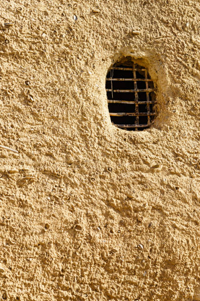 istock Old house detail, bars in window 2008374501