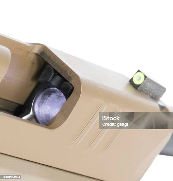 Unloaded Picture Unloaded 9 Mm Handgun With Chamber Empty Stock Photo - Download Image ...