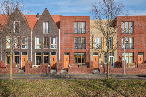 Residential buildings in the Vathorst district in Amersfoort.