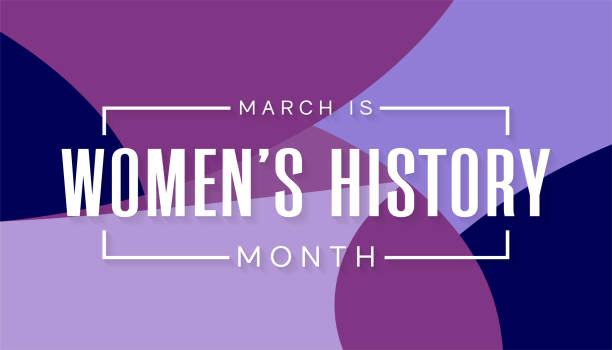 Women's History Month abstract background, March. Vector Women's History Month abstract background, March. Vector illustration womens history month stock illustrations