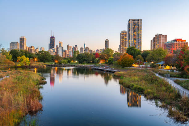 istock Chicago, Illinois, USA Downtown Skyline from Lincoln Park 2008689179
