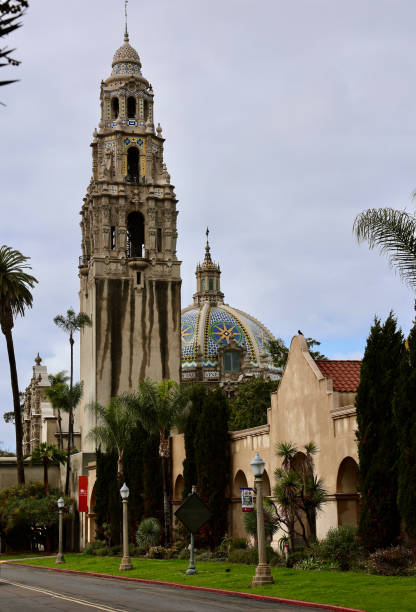 istock Historic bell tower in San Diego Balboa Park 2008694452