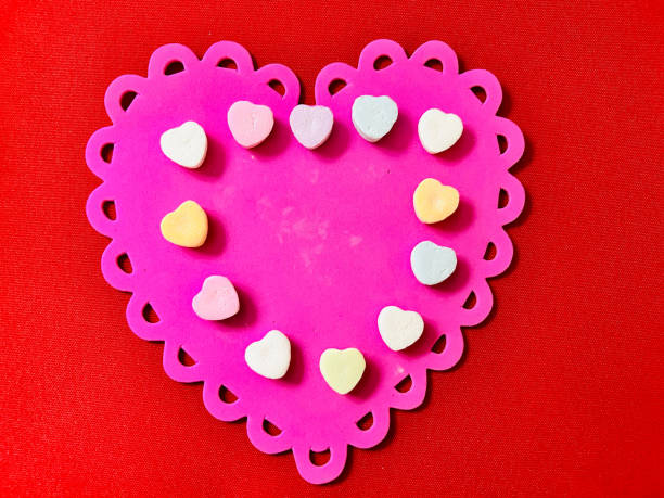 Religious themed Valentine's candy hearts