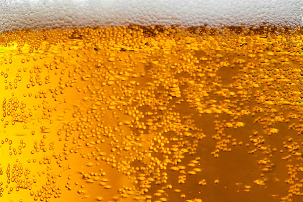 istock Light beer with foam in a glass. Bubbles close up. 2008880070