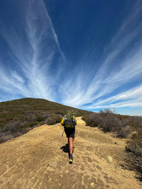 Pacific Crest Trail Hiking in Southern California pacific crest trail stock pictures, royalty-free photos & images