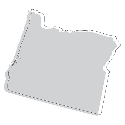 Oregon Ma. Map of Oregon. USA map