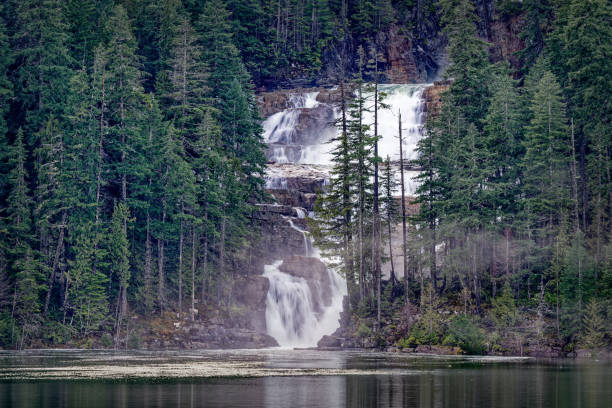 istock Myra Falls from across Buttle Lake, Vancouver Island, BC Canada 2008997413