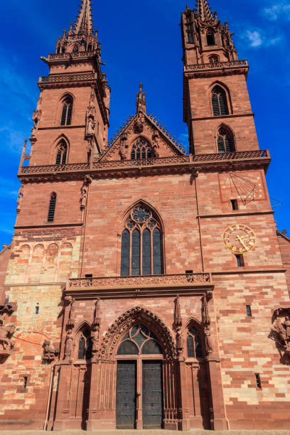 istock Facade of Basel Minster cathedral in Switzerland 2009028332