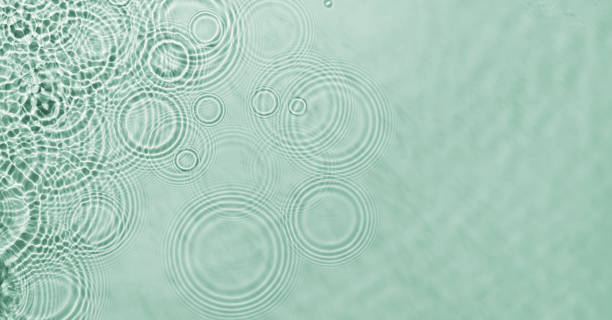 istock Water ripples on green background. Abstract water ripples texture. 2009187165