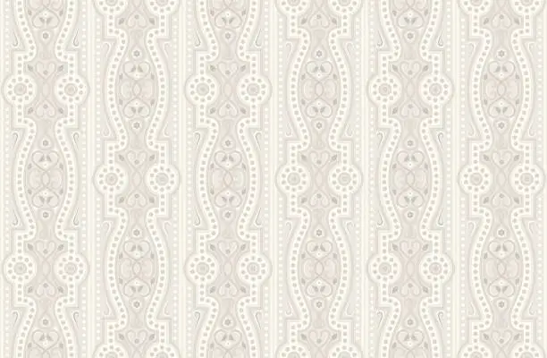 Vector illustration of Seamless intricate wallpaper