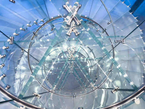 istock Modern spiral stairs detail 2009358038