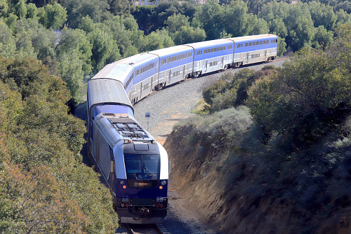 Amtrak Pacific Surfliner Train from San Luis Obispo to San Diego.