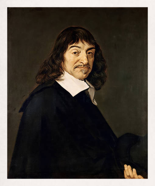 illustrations, cliparts, dessins animés et icônes de portrait de rené descartes par frans hals - rené descartes