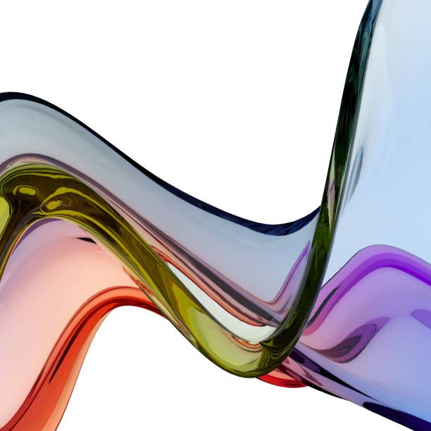 istock Abstract fluid holographic neon wave bright background 2009425935