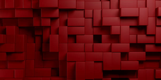 istock Abstract background of red cubes 2009432239