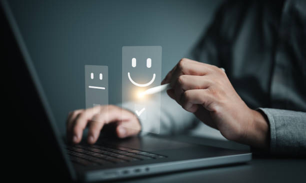 istock Customer satisfaction feedback survey concept, user ratings for service experience by online application, clients assess to quality of service, ultimately contributing to business reputation ranking. 2009450110
