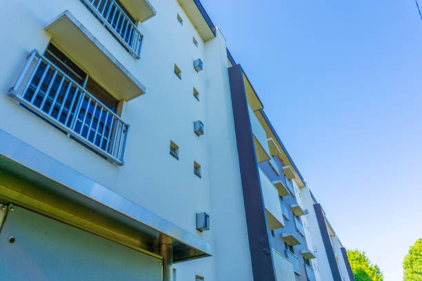 istock Landscape photography with an old housing complex 2009501327