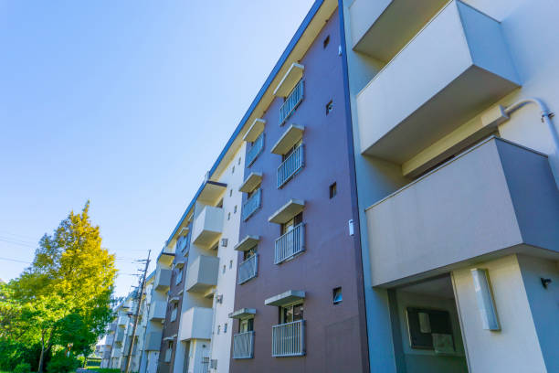 istock Landscape photography with an old housing complex 2009501847