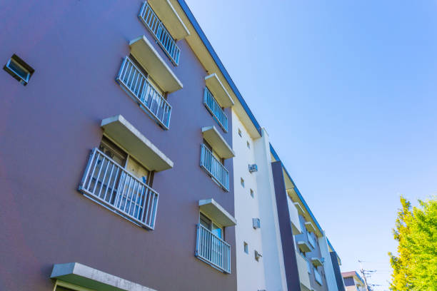 istock Landscape photography with an old housing complex 2009508785
