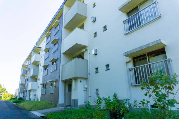 istock Landscape photography with an old housing complex 2009514597