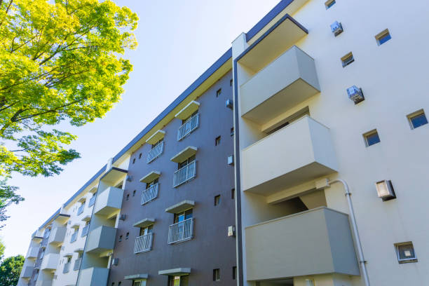 istock Landscape photography with an old housing complex 2009516694
