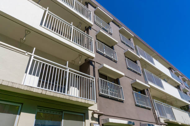 istock Landscape photography with an old housing complex 2009516696