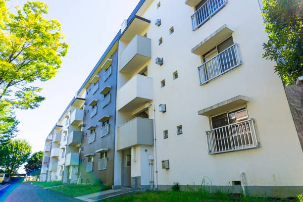 istock Landscape photography with an old housing complex 2009516701