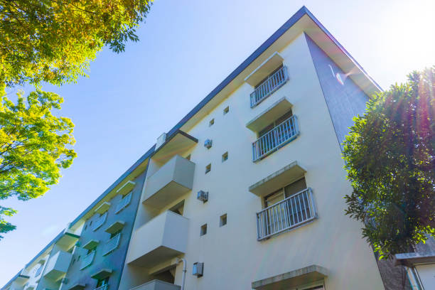 istock Landscape photography with an old housing complex 2009516716