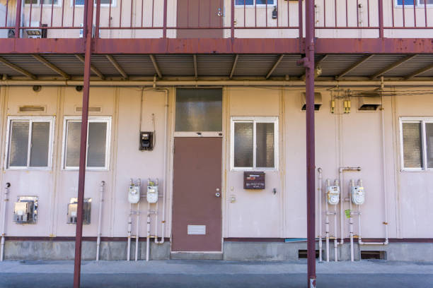 istock Landscape photography with an old housing complex 2009529765
