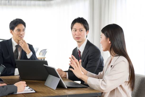 Business people having a meeting in the office