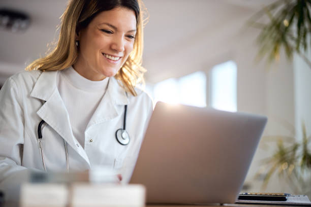 istock Female doctor working on a computer in the office. 2009638628