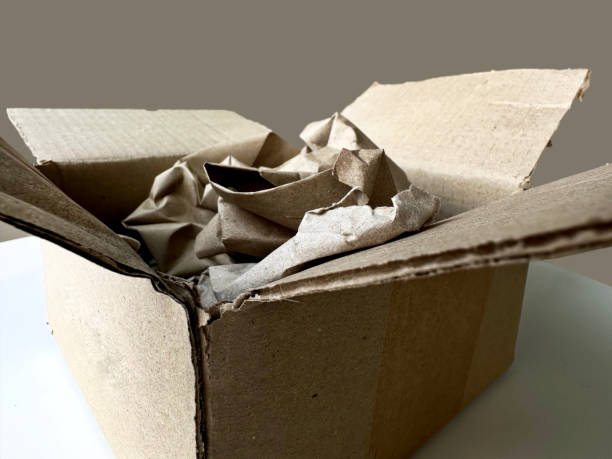 istock Cartoon box full of paper. 2009678701