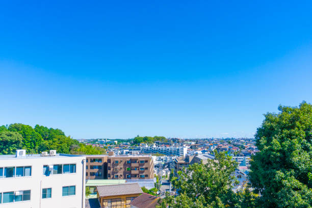 istock A view of the cityscape surrounded by a refreshing blue sky and nature 2009686765