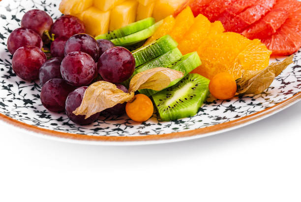 istock kiwi smoothie with different tropical fruits on a plate 2009687399
