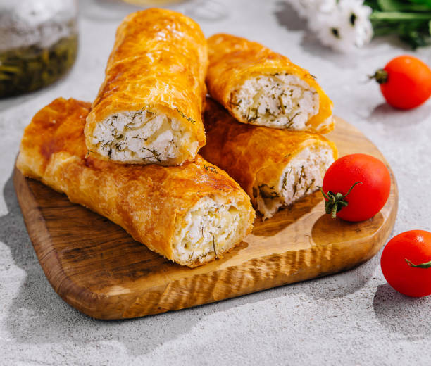 istock Cooking traditional pies with cottage cheese on wooden table 2009687601