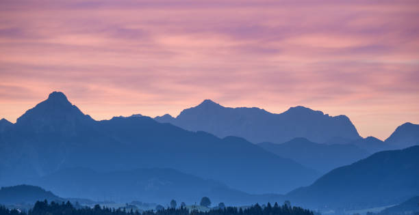 istock Mountains at sunset in Allgovia, Germany 2009697247