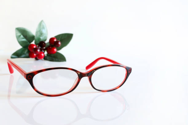istock Eye glasses and eye chart. Christmas decoration. 2009701063