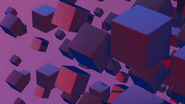 istock Abstract 3D background composed of cubes, creating a visually striking and geometrically complex landscape. 2009713868