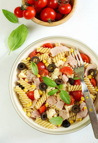 istock Summer pasta salad. Italian food. 2009751101