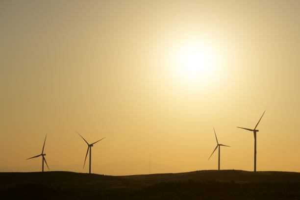 istock Wind turbine generators for clean electricity production 2009771193
