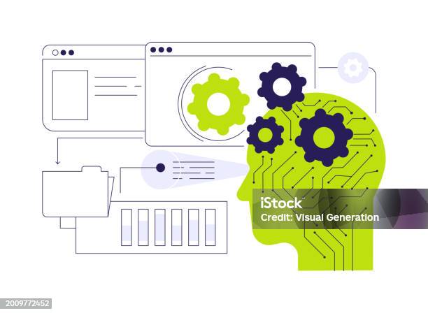 Interactive Data Visualization By Ai Abstract Concept Vector ...