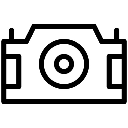 Camera Vector Icon Design Illustration