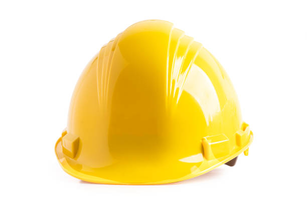 istock Safety first hard helmet hat isolated on white background with clipping path. 2009809014
