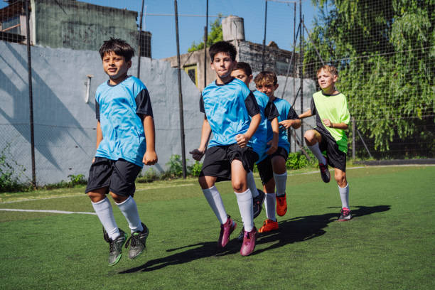 istock Young Soccer Players Running on the Field During Practice 2009813252